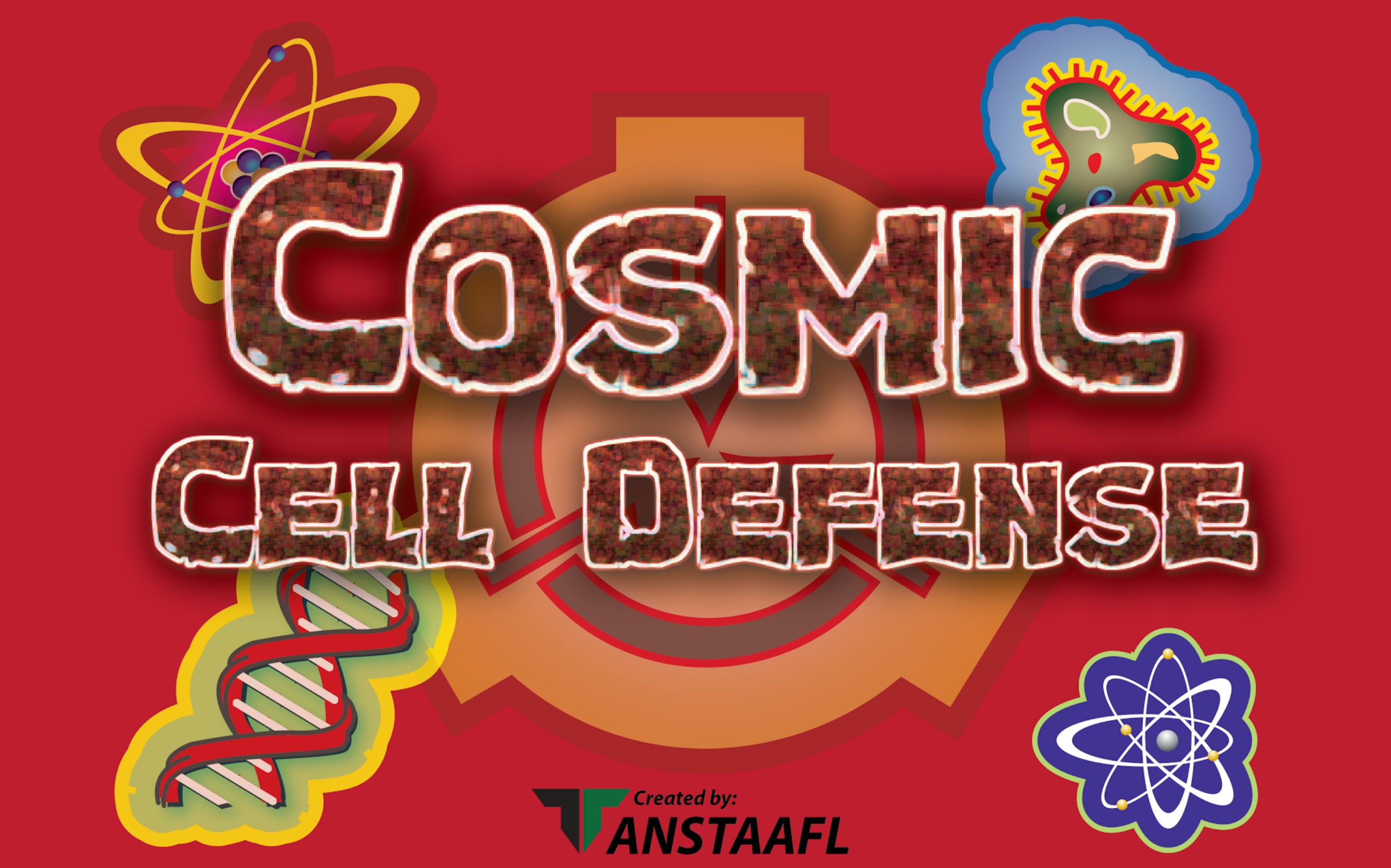 Cosmic Cell Defense game app artwork.