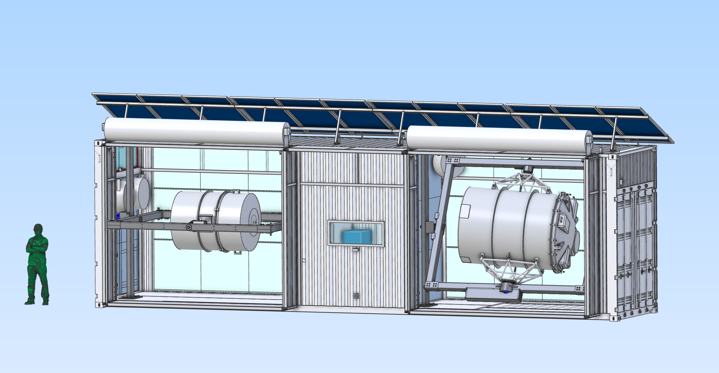 ISO CAD view of the SRM4 assembled.